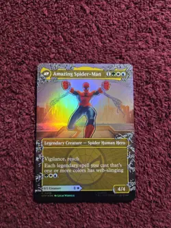 Peter Parker 0208 Foil Borderless Marvels Spider-Man - Image 2