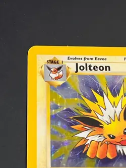 Pokemon TCG Jolteon Jungle 4/64 Holo Unlimited Holo Rare - LP - Image 3
