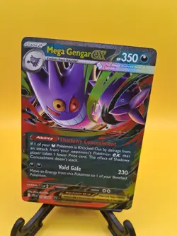 Mega Gengar EX Phantasmal Flames 056/094 Pokemon TCG Double Rare Mega Evolution - Image 1