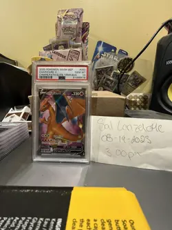 PSA 10 GEM MINT 2020 Pokemon Champion's Path ETB Promo Charizard V SWSH050 - Image 1