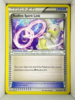 Audino Spirit Link 92/124, Fates Collide, English, Pokemon - Image 1
