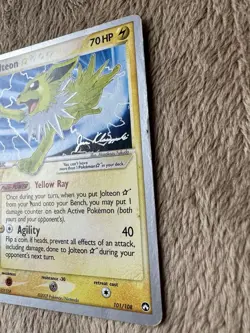 2008 Pokemon World Championship Deck Jolteon Gold Star 101/108 MP/HP Klaczynski - Image 4
