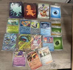 3 X ETB 65-pack Sleeves Charmander New Sealed Pokemon TCG Singles Prismatic - Image 1