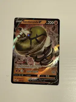 Pokemon TCG Sandaconda V Sword & Shield - Chilling Reign 089/198 Holo Ultra Rare - Image 1