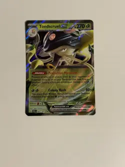 Pokemon TCG Toedscruel ex Scarlet & Violet: Paldean Fates 005/091 Holo Double... - Image 1