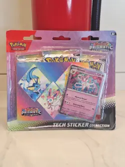 Pokemon TCG Scarlet Violet Prismatic Evolutions Tech Sticker Collection Sylveon - Image 3