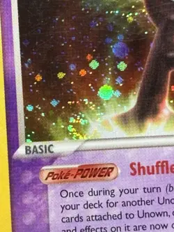 Unown F/28 Unseen Forces ** SWIRL ** Holo Rare 2005 F Pokemon TCG - Image 2