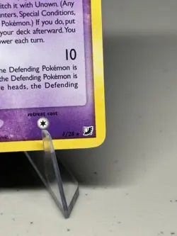 Unown F/28 Unseen Forces ** SWIRL ** Holo Rare 2005 F Pokemon TCG - Image 5