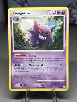 Gengar - 16/99 - Diamond & Pearl - Non-Holo - Pokemon TCG 2009 Vintage - Image 1