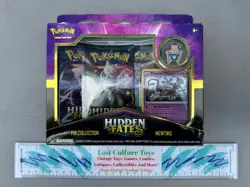 Pokemon Hidden Fates Mewtwo Pin Collection Box SM214 Promo NEW Sealed Lot#3 - Image 1