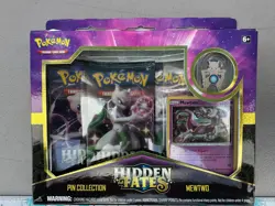 Pokemon Hidden Fates Mewtwo Pin Collection Box SM214 Promo NEW Sealed Lot#3 - Image 2
