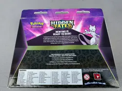 Pokemon Hidden Fates Mewtwo Pin Collection Box SM214 Promo NEW Sealed Lot#3 - Image 3