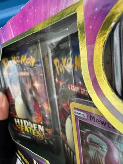 Pokemon Hidden Fates Mewtwo Pin Collection Box SM214 Promo NEW Sealed - Image 2