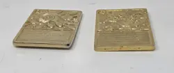 Mewtwo & Poliwhirl Pokemon Nintendo 1999 24k Gold Plated Burger King Promotion - Image 3