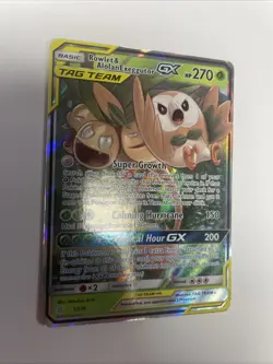 Pokemon TCG Rowlet Alolan Exeggutor Tag Team GX Unified Minds 1/236 MP Free Ship - Image 2