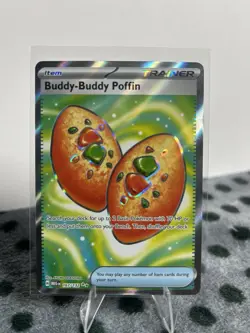 Buddy-Buddy Puffin 167/132 Mega Evolution Full Art Trainer Pokemon TCG NM - Image 1