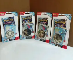 POKEMON BOOSTER PACK LOT, SCARLET AND VIOLET, STELLAR CROWN, 4 PACKS - Image 1