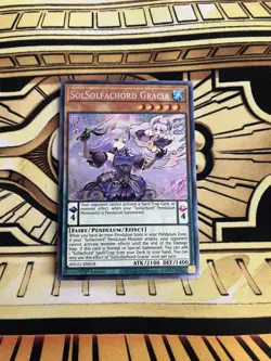 Yu-Gi-Oh! SolSolfachord Gracia ANGU-EN018 1st Edition Collector's Rare NM - Image 1