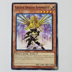 Golden Dragon Summoner - YS14-EN016 - HP/DMG - Common - 1st ed - Yugioh - Image 1