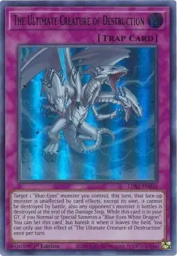 Yugioh! The Ultimate Creature of Destruction (Green) - LDS2-EN030 - Ultra Rare - - Image 1