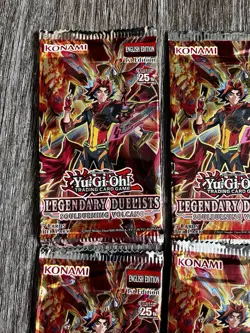 20x Yu-Gi-Oh! TCG YUGIOH 1st Ed Legendary Duelists Soulburning Volcano BOOSTERS! - Image 2