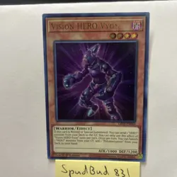 Vision HERO Vyon Ultra Rare GFP2-EN060 (Lightly Played 1st Edition) - Image 1