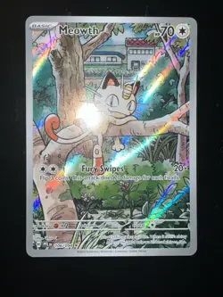 Meowth 106/094 Phantasmal Flames English Pokemon Card TCG Mega Evolutions - Image 1