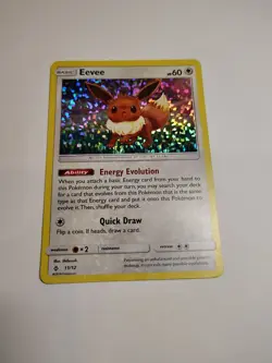 EEVEE McDonald's Promotional Series POKEMON Holo 2018 Trading Card 11/12 - Image 1