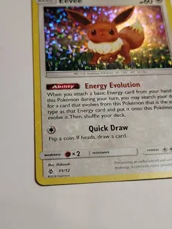 EEVEE McDonald's Promotional Series POKEMON Holo 2018 Trading Card 11/12 - Image 5
