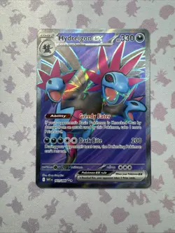 Hydreigon ex - Full Art Ultra Rare - White Flare - 161/086 Pokemon Card NM - Image 1