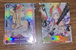 SEALED One Piece CCG BLACK MARIA OP08 & YAMATO ST13 Illustration Box Promo Cards - Image 1