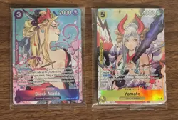 SEALED One Piece CCG BLACK MARIA OP08 & YAMATO ST13 Illustration Box Promo Cards - Image 2