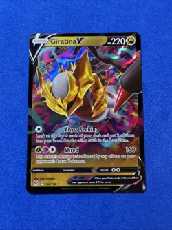Giratina V 130/196 Lost Origin Ultra Rare Holo Pokemon TCG Card LP - Image 1
