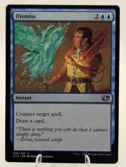 Dismiss | MTG C14 | Counterspell Card Draw EDH Commander | LP - Image 1