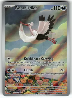 Bombirdier 219/198 SV01: Scarlet & Violet Base Set NM Pokemon Card TCG - Image 1