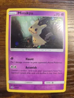 Pokemon TCG Mimikyu SM29 Promo Holo Rare NM/M Card Sun & Moon English US - Image 1