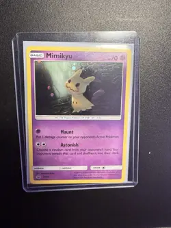 Pokemon Mimikyu TCG SM29 Sun & Moon Black Star Promo Holo Rare Card NM/M - Image 3