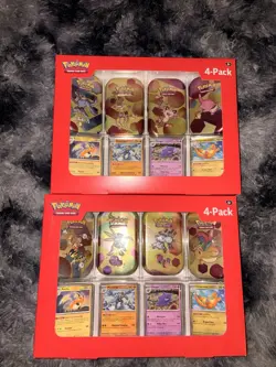 (PACK1& 2) Pokemon 151 4 Mini Tins + 4Promo Cards Each SAMS CLUB *ALL 8TINS* - Image 1
