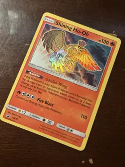 Pokemon TCG Shining Ho-Oh SM Black Star Promo Card SM70 Holo - Image 1