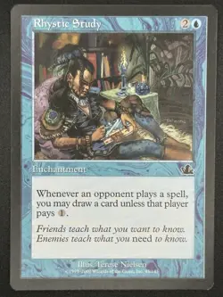 Rhystic Study Prophecy Regular Near Mint Or Better, MTG - Image 1