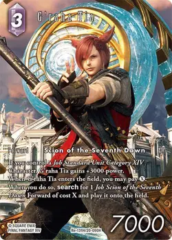 G'raha Tia Full Art Foil - Re-131H/20-090H NM - Final Fantasy - Image 1