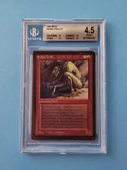 Sedge Troll Beta MTG Graded VG-EX+ BGS 4.5 - Image 1