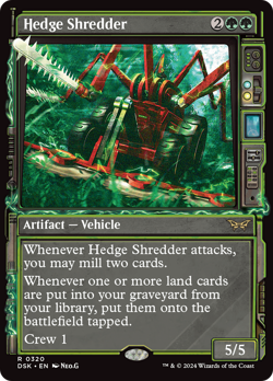 Hedge Shredder (SHOWCASE) #320 | NM | DSK Duskmourn Magic MTG - Image 1