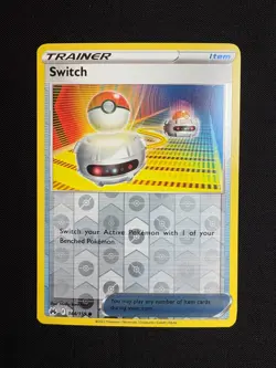 Switch 144/159 Reverse Holo Common LP - Pokemon TCG Crown Zenith CRZ Trainer - Image 1
