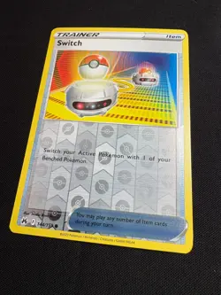 Switch 144/159 Reverse Holo Common LP - Pokemon TCG Crown Zenith CRZ Trainer - Image 2