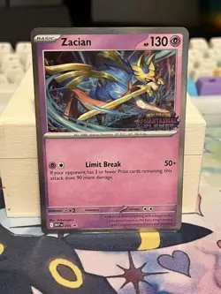 Zacian Sealed Build and Battle Prerelease Deck Phantasmal Flames Pokemon TCG - Image 1
