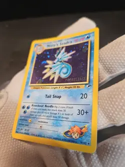 Pokemon TCG Misty's Seadra Prerelease Holo Card 9/132 Promo Grade Ready - Image 4