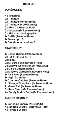 Tinkaton Ex & Alakazam - Pokemon TCG - OutTheBoxTCG Custom Meta & Standard Decks - Image 2
