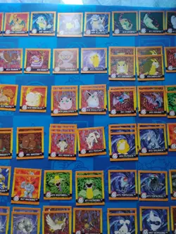 Pokemon Artbox Series 1 Stickers 200 Total Stickers Some Duplicates - Image 5