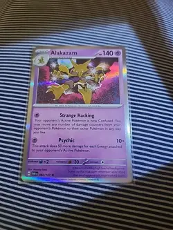 Pokemon TCG Alakazam 82/167 Holo Rare Twilight Masquerade NM - Image 1